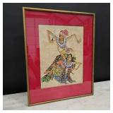 14" x 18" Balinese Dancers on Fabric