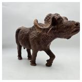 Hand Carved Ironwood Water Buffalo