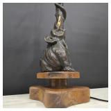 Bronze Elephant Lamp