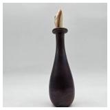 Iridescent Glass Perfume w/ Abalone Stopper