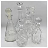 Vintage Crystal / Glass Decanters