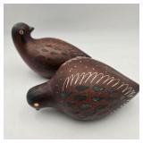 Waylande Gregory Pottery Quail Figurines