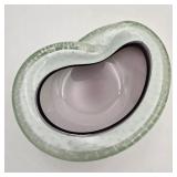 7" Murano Bullicante Glass Bowl