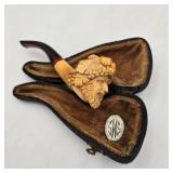 Meerschaum Bacchus Pipe w/ Case