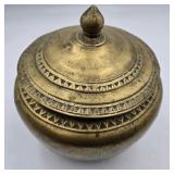 Antique Covered Cinerary Jar