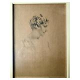 Henri LeRiche b.1868 Etching Drypoint Signed