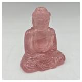 Rose Quartz Buddha Miniature