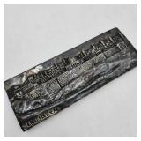 Sterling Silver Wrapped Jerusalem Panorama