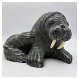 Wolf Original Canadian Soapstone Carved Walrus