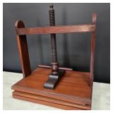 Antique Walnut Linen Press