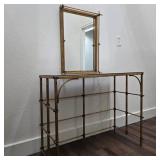 Hollywood Regency Style Vanity & Mirror