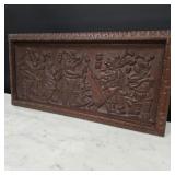 Carved Wood Mesoamerican Processionary Panel