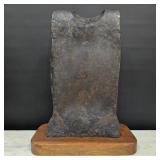 21" Bronze Torso Sculpture on Walnut Slab
