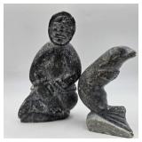 Soapstone Innuit / Seal Carvings