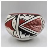 Signed Jemez Acoma Pottery Bowl
