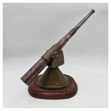 Antique Swiveling Naval Canon Paperweight