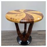 Art Deco Spiral Side Table