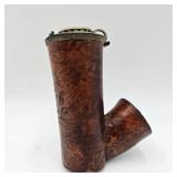 "1756" Carved Antique German Pipe Bowl