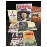CIVIL WAR & WESTERN BOOKS W/ OTHERS 5 HARDBACK 3