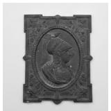 Antique "Bronze Monuments" Mars Plaque