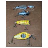 Vintage Fishing Lures, Spinno Minno, Heddon