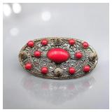 Vintage Art Deco c1920s Czech Gablonz ? Large