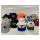 BALL CAPS HATS JOHN DEERE, CASE, KANSAS, FLORIDA,