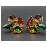 Juliana ?  D&E Heliotrope Rhinestone Earrings