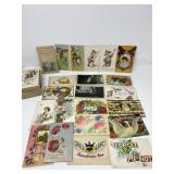 140+ Antique Greeting Postcards : All Occasions :