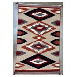 VTG Navajo Wool Rug Tight Weave 23.5