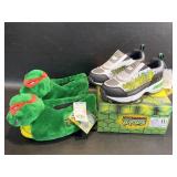 2003 NOS TMNT Boys Shoes Donetello Sz 11.5, + NOS