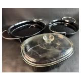 Black CorningWare Bakeware The Covered Dish lid