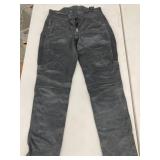 BLACK LEATHER MOTORCYCLE RIDING PANTS BY HEIN
