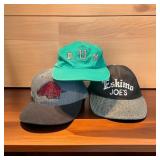 3 Ball Caps Arkansas Razorbacks/ Eskimo Joes/ B.