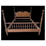 Vintage Ethan Allen Queen Bed Frame Jenny Lind