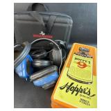 4 Pair Shooters Ear Muffs, Winchester Bag,