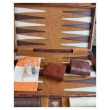 VTG Backgammon Has wear/ Damage & Missing 1 Brown