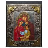 ABA Cuprum Holy Family Catholic Icon , Hand