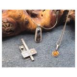 Vintage Silver Necklaces & Pin