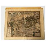 Antique German Map From Theatrum Orbis Terrarum.