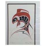 DANNY DENNIS SIGNED "SALMON" PRINT 11" X 14"