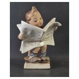 Vtg Goebel Hummel Figurine  " Latest News "