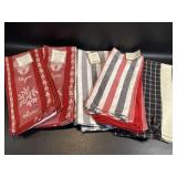 New Red White & Black Kitchen Towels, 4 Sets of 3