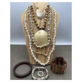 Signed Don Paik Carved MOP, Brown Abalone,