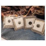 Four Bronze Roman Coins
