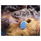 14K Gold Necklace w/ Guilloche