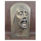 Toscano Ceramic Jesus Figure Wall Plaque.