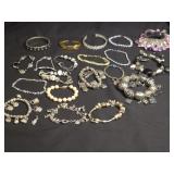 Lot of Charm & Costume Bracelets