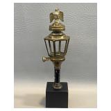 Antique Lantern Style Brass Table Lighter w/