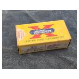 Box of Western .30 Luger Ammunition 50rds